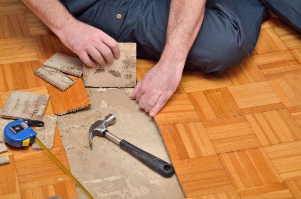 Handyman Floor Repair in Huntersville