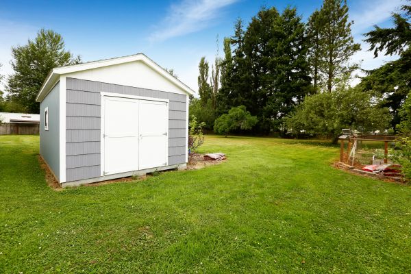 Storage Shed Assembly in Huntersville