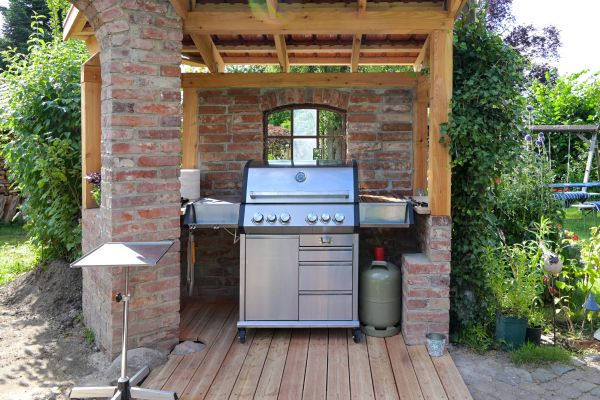 Propane Grill Assembly in Huntersville