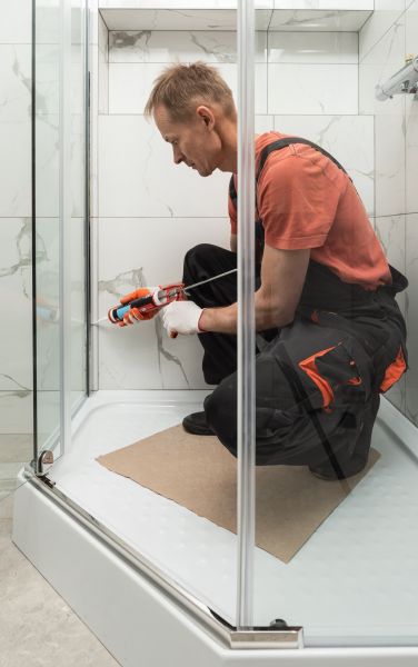 Shower Caulking Replacement in Huntersville