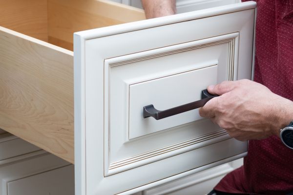Cabinet Handle Installation in Huntersville