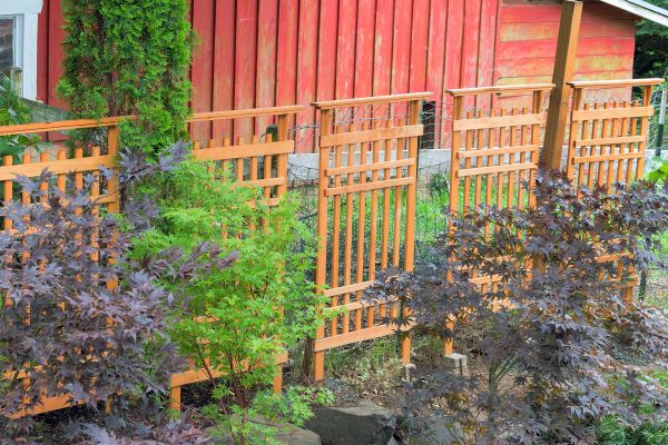 Wood Trellis Mounting in Huntersville