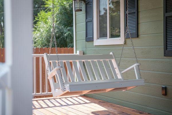 Porch Swing Installation in Huntersville
